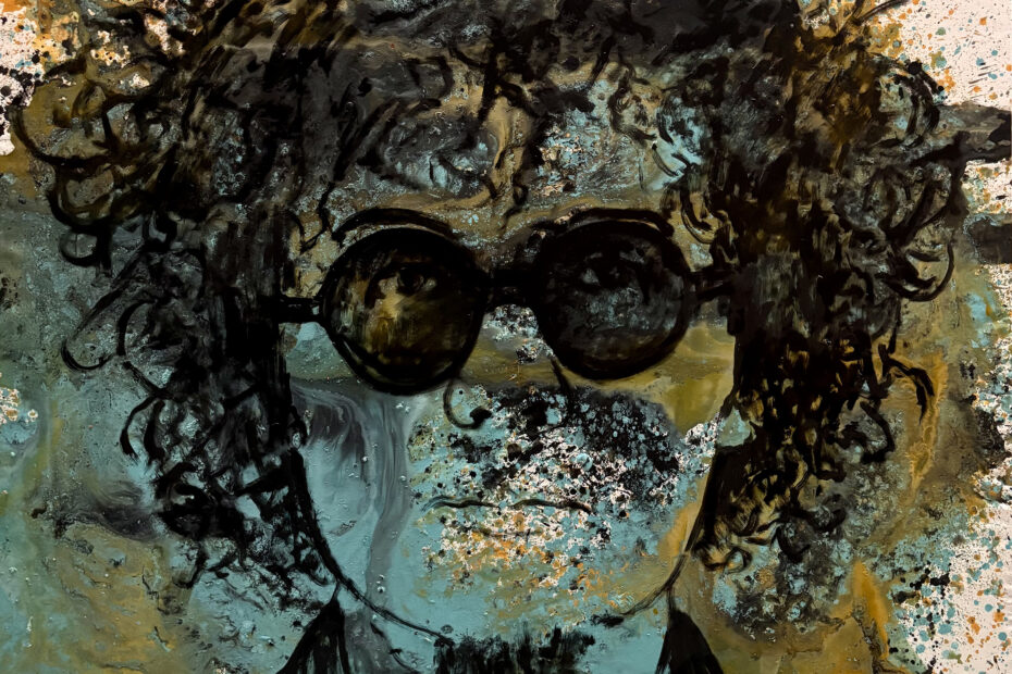 I Am a Man Once, oil and acrylic on canvas by Bruno Tanquerel, 2026