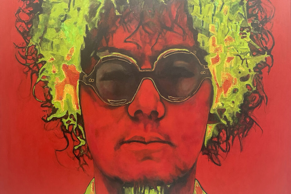 Tribute to Petch (2026), oil on canvas, 200 × 240 cm, 2025