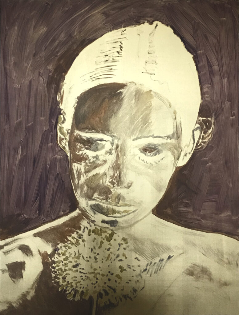 Ada, painting by Bruno Tanquerel, 2018.