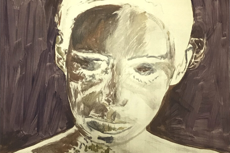 Ada, painting by Bruno Tanquerel, 2018.